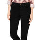 Style & Co Women's Corduroy Tummy Slimming Slim Leg Jeans Black Size 6 Petite