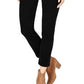 Style & Co Women's Corduroy Tummy Slimming Slim Leg Jeans Black Size 6 Petite