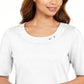 Karen Scott Women's Cotton Ring Top White Size Small