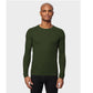 32 Degrees Men's Base Layer Crew Neck Shirt Green Size XL