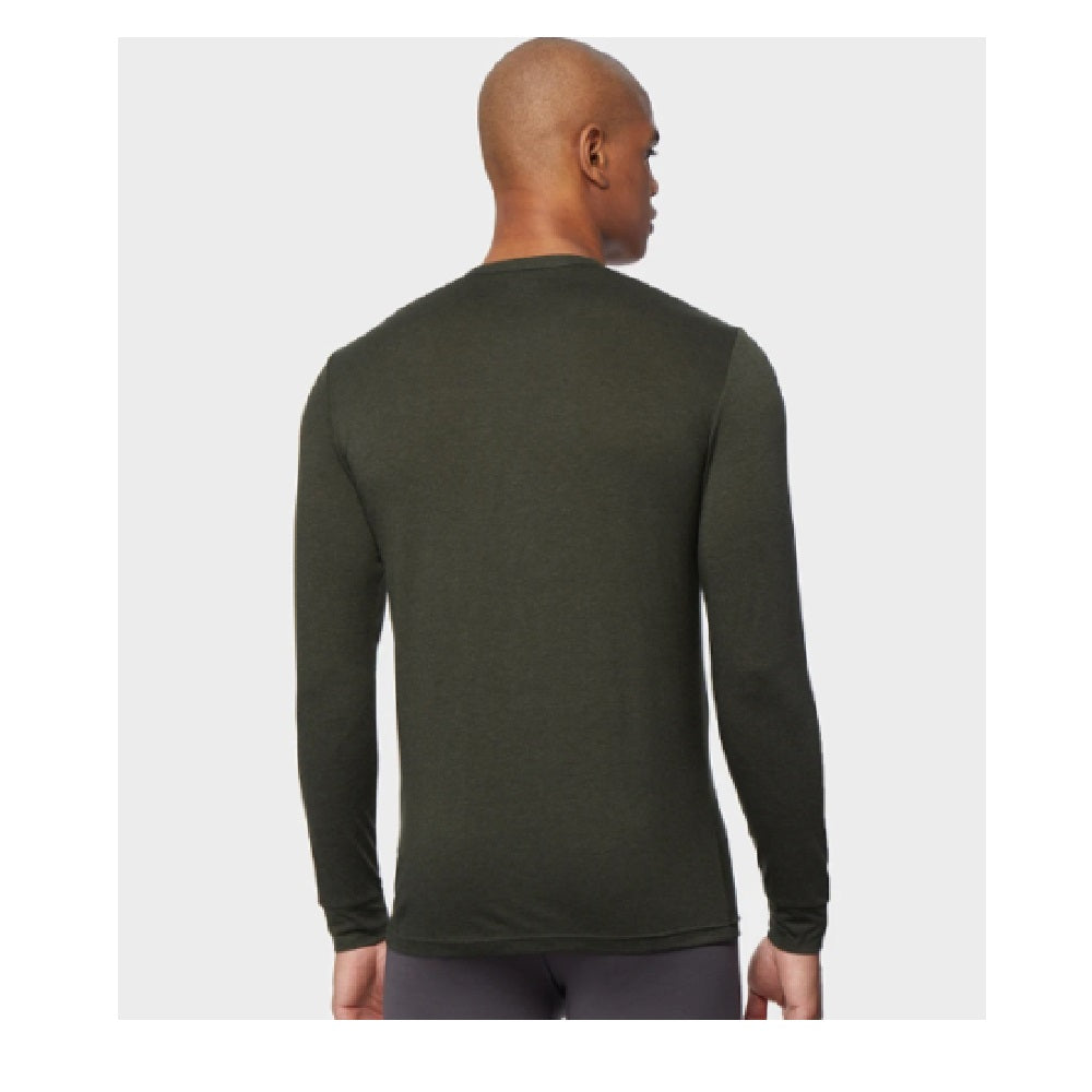 32 Degrees Men's Base Layer Crew Neck Shirt Green Size XL
