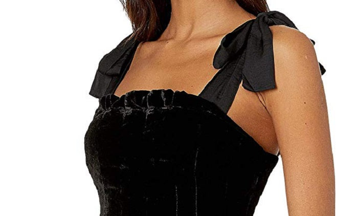 Free People Women's Trapped in Your Love Tank Top Black Size X-Small