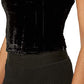 Free People Women's Trapped in Your Love Tank Top Black Size X-Small