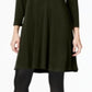 Style & Co Women's Swing Dress Green Size Small