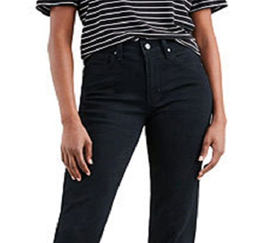 Levi's Women's 724 Straight Leg Jeans Black Size 29