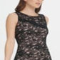 DKNY Women's Asymmetric Hem Lace Dress Black Size 14