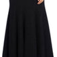 R&M Richards Women's Glitter Embellished Zippered Cap Sleeve Keyhole Maxi Mermaid Formal Dress Black Size 16