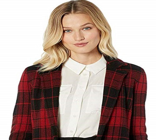 Ralph Lauren Women's Suit Separate Work Wear Two Button Blazer Black Size Large