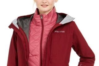 Marmot Women's Zippered Rain Coat Jacket Purple Size Small