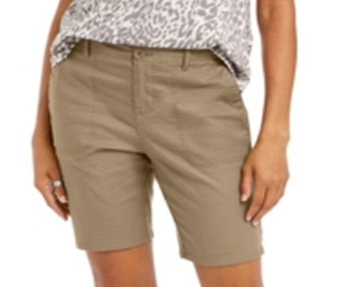 Style & Co Women's Bermuda Shorts Brown Size 4