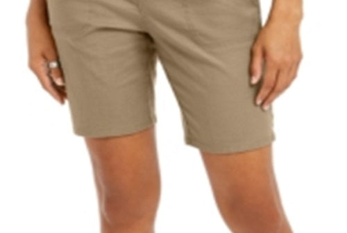 Style & Co Women's Bermuda Shorts Brown Size 4