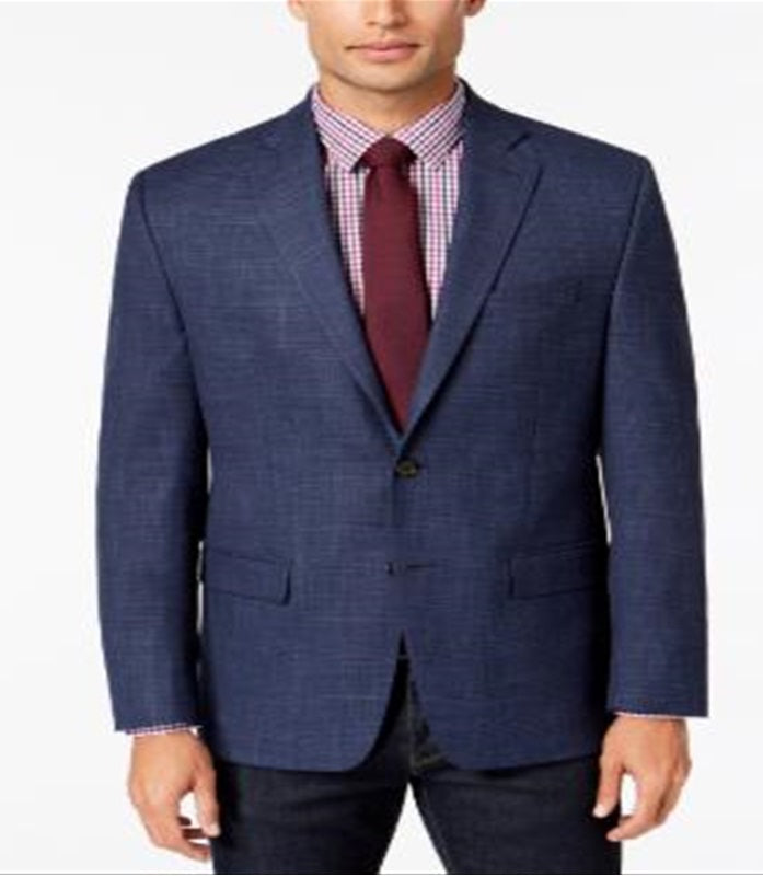 Ralph Lauren Men's Regular Fit Plaid Sportcoat Blue Size 44