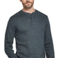 Weatherproof Vintage Men's Waffle Knit Henley Green Size XXL