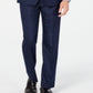 Marc New York Men's Modern Fit Plaid Suit Blue Size 43