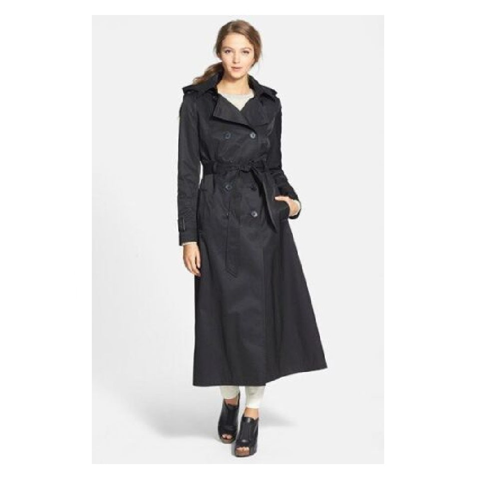 DKNY Women's  Trench Coat Black Size 12