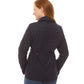 Ralph Lauren Women's Quilted Faux Leather Trim Coat Black Size 2XL