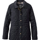 Ralph Lauren Women's Quilted Faux Leather Trim Coat Black Size 2XL