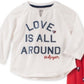Tommy Hilfiger Toddler Little & Big Girl's 2 Pc Love Is All Around Pajama Set White Size XXS (2-3)