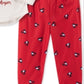 Tommy Hilfiger Toddler Little & Big Girl's 2 Pc Love Is All Around Pajama Set White Size XXS (2-3)