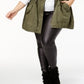 Levi's Women's Trendy Plus Cotton Vest Green Size 1X