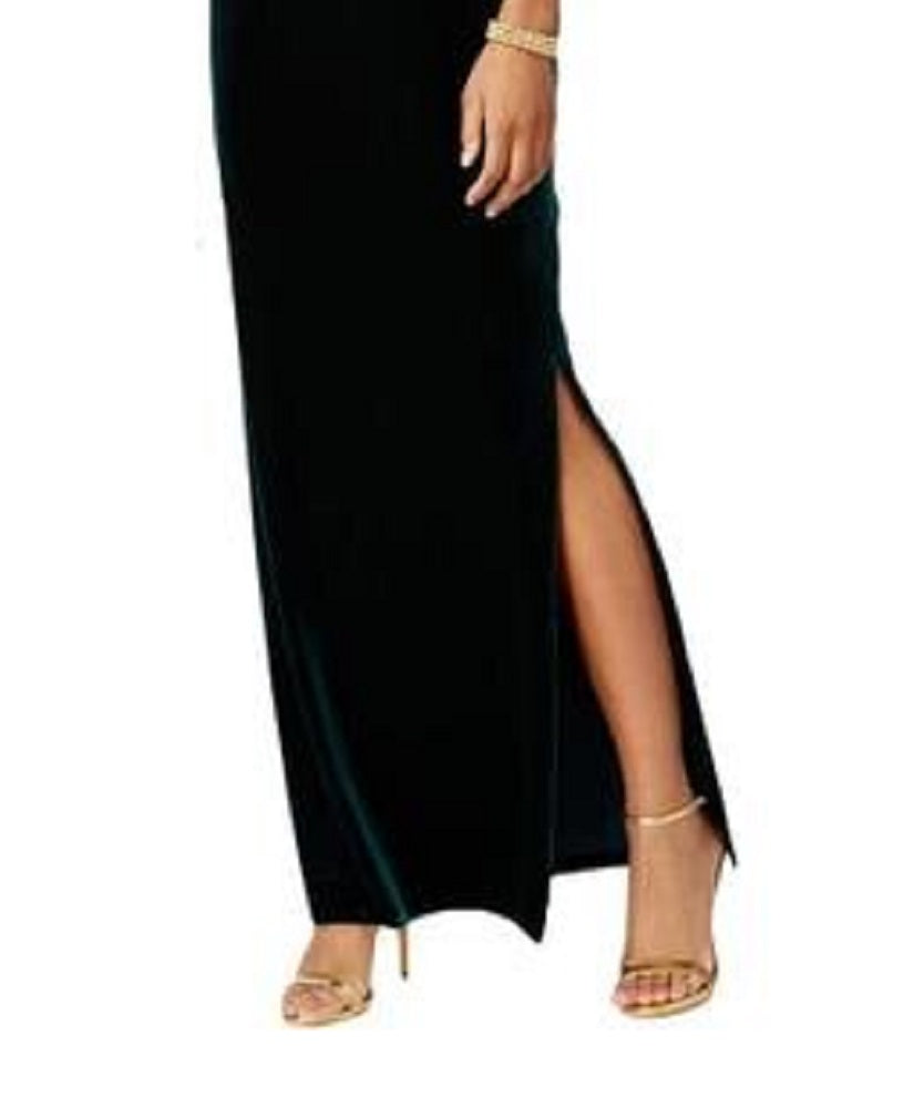 Vince Camuto Women's Sleeveless Full Length Pencil Dress Green Size 2