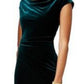Vince Camuto Women's Sleeveless Full Length Pencil Dress Green Size 2
