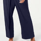 R & M Richards Women's Asymmetrical Neckline Evening Wide Leg Jumpsuit Blue Size 18W