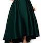 Betsy & Adam Women's Satin Ball Gown Green Size 8