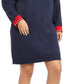 Tommy Hilfiger Women's Sport Plus Logo Print Sweatshirt Dress Blue Size 2X