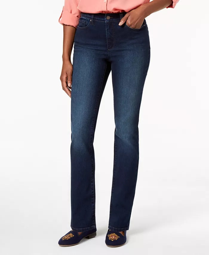 Charter Club Lexington Straight-Leg Jeans Blue Size 18-S