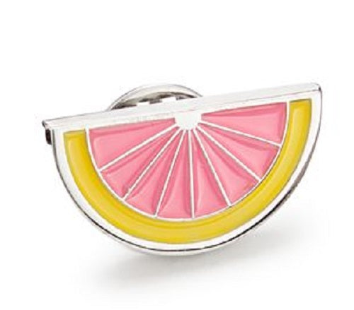 Private Label Women's Lapel Pin Tie Bar Set Grapefruit Accessory Silver Size Regular
