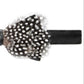 Tallia Men's Polka Dot Feathered Bow Tie Black Size Regular