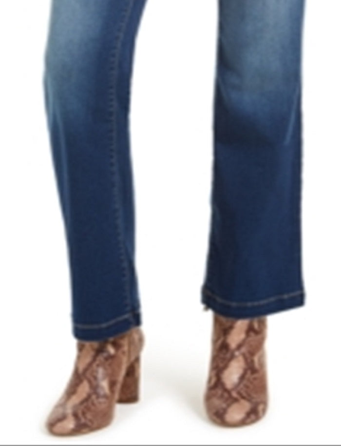 INC International Concepts Women's Curvy Fit Infinity Bootcut Jeans Blue Size 0