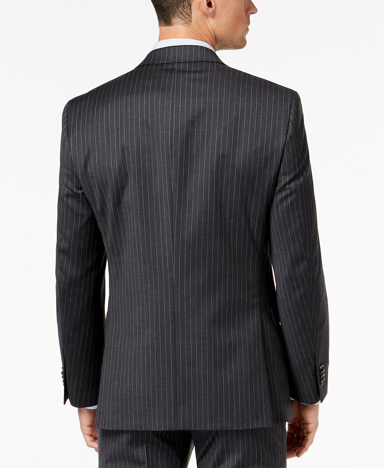 Tommy Hilfiger Men's Modern Fit THFlex Stretch Plaid Sport Coat Gray Size 36