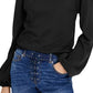 INC International Concepts Women's Balloon-Sleeve Sweater Black Size 2XL