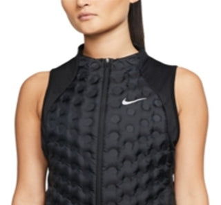 Nike Women's AeroLoft Running Gilet Jaket Black Size Large