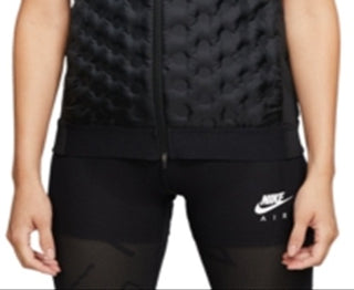 Nike Women's AeroLoft Running Gilet Jaket Black Size Large