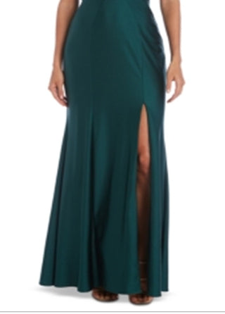 Nightway Women's Full Length Dress Green Size 8