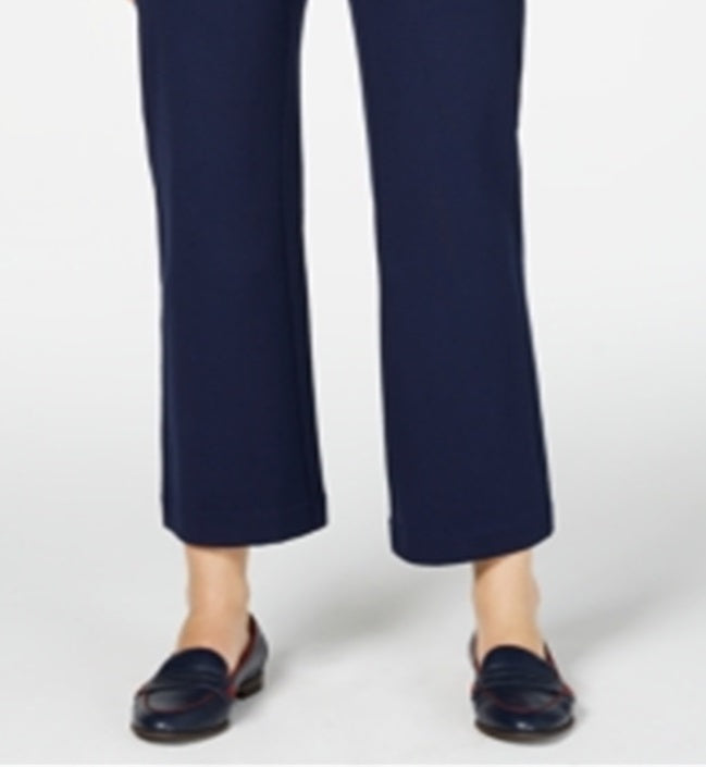 Charter Club Women's Wide Leg Pants Blue Size 6 Petite