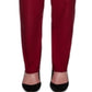 Alfred Dunner Women's Casual Contour Allure Pull on Pants Red Size 6 P