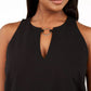 INC Women's. Plus Size Sleeveless O-Ring Top Black Size 1X
