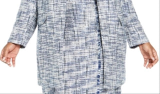 Calvin Klein Women's Wear to Work Jacket Plus Blue Size 18W