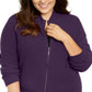 Karen Scott Women's Plus Knit Zip up Sweater Purple Size 2X