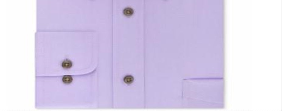 Ralph Lauren Men's Classic Fit Solid Dress Shirt Purple Size 16X34X35