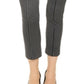 Michael Kors Women's Check Cropped Wear to Work Pants Gray Size Large