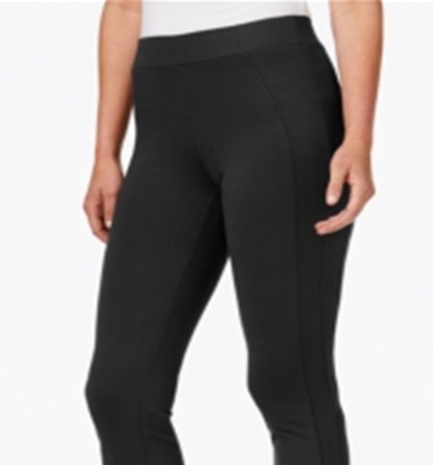 Style & Co Petite Ponte Skinny Pants Black Size Petite P