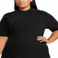 Ralph Lauren Women's Mockneck Dress Black Size 2X