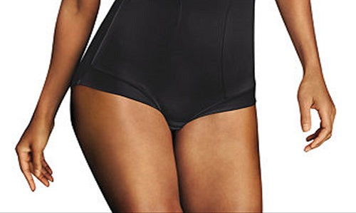 Maidenform Women's Shapewear Wear Your Own Bra Body Suit Black Size S