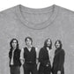 Hybrid Men's Long Sleeve Beatles Graphic T-Shirt Gray Size Large