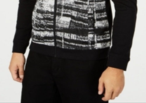 Alfani Men's Short Sleeve Striped Trim T-Shirt Black Size Large